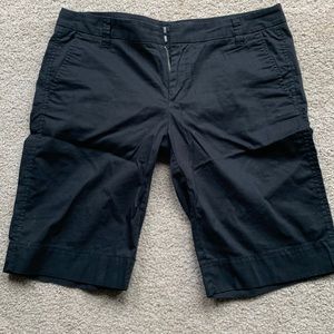 Black Bermuda shorts